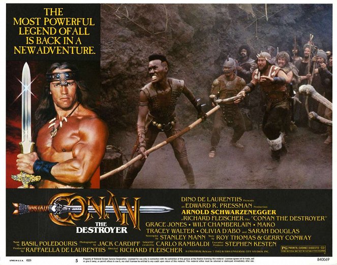 Conan, el destructor - Fotocromos - Grace Jones
