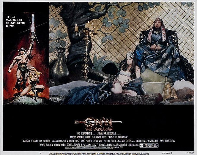 Conan the Barbarian - Lobby Cards - Valérie Quennessen, James Earl Jones