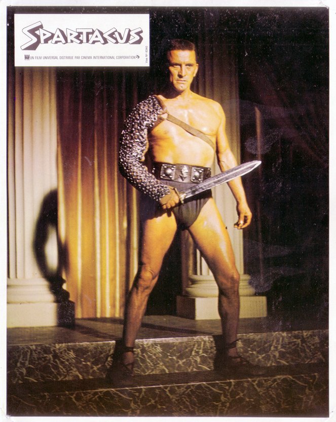 Spartacus - Cartes de lobby - Kirk Douglas