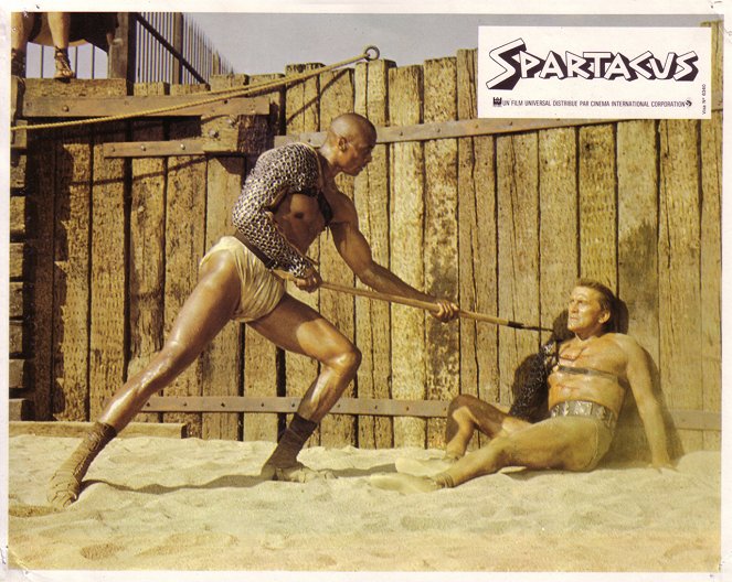 Spartacus - Lobbykaarten - Woody Strode, Kirk Douglas