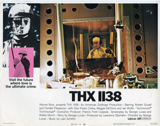 THX 1138 - Cartes de lobby - Robert Duvall