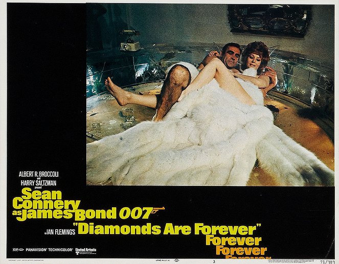 Les Diamants sont éternels - Cartes de lobby - Sean Connery, Jill St. John