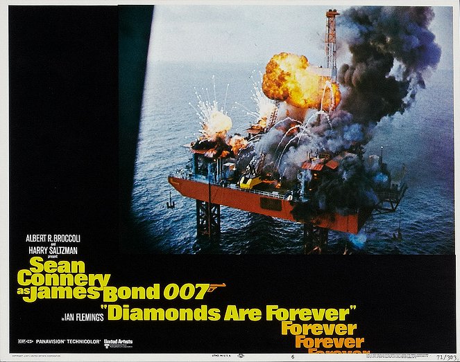 007 - Os Diamantes São Eternos - Cartões lobby