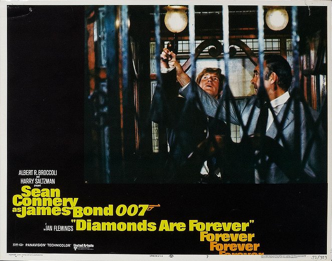 James Bond 007 - Diamantenfieber - Lobbykarten - Sean Connery