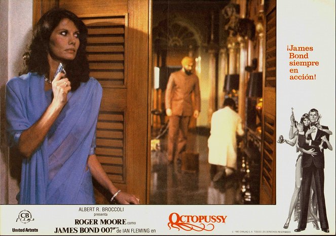 Octopussy - Cartes de lobby - Maud Adams, Kabir Bedi