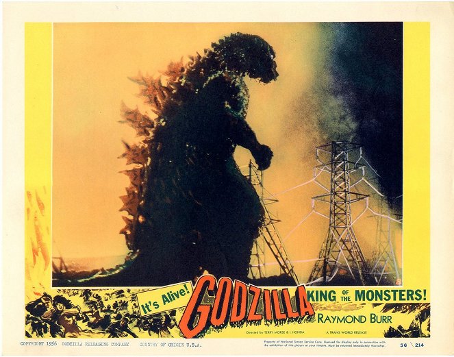 Godzilla, O Monstro do Mar - Cartões lobby