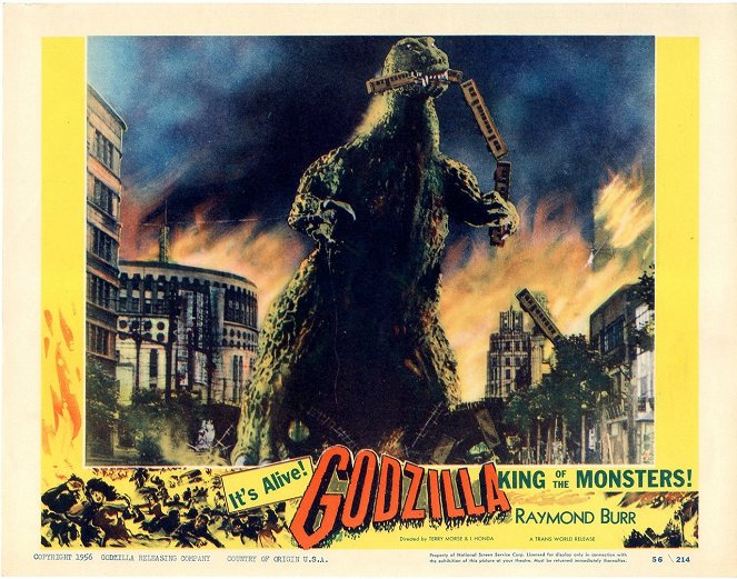 Godzilla, O Monstro do Mar - Cartões lobby