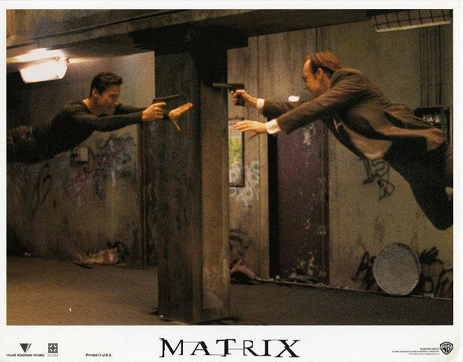 Matrix - Lobby karty - Keanu Reeves, Hugo Weaving