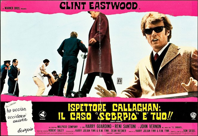 L'Inspecteur Harry - Cartes de lobby - Clint Eastwood