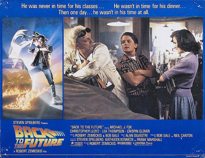 Regreso al futuro - Fotocromos - Christopher Lloyd, Michael J. Fox, Lea Thompson