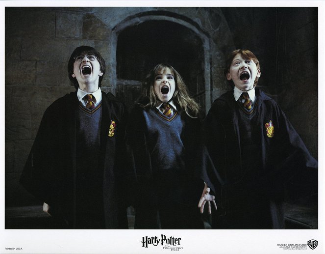Harry Potter à l'école des sorciers - Cartes de lobby - Daniel Radcliffe, Emma Watson, Rupert Grint