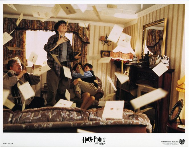 Harry Potter à l'école des sorciers - Cartes de lobby - Richard Griffiths, Daniel Radcliffe, Fiona Shaw, Harry Melling