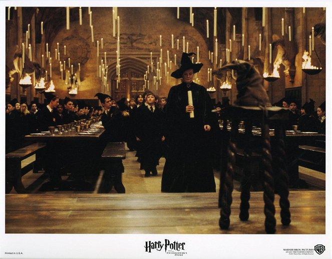 Harry Potter à l'école des sorciers - Cartes de lobby - Chris Rankin, Sean Biggerstaff, Devon Murray, Maggie Smith