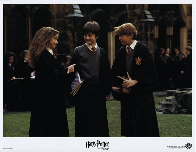 Harry Potter à l'école des sorciers - Cartes de lobby - Emma Watson, Daniel Radcliffe, Rupert Grint