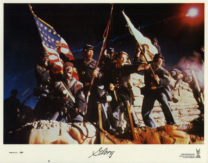 Glory - Cartes de lobby - Andre Braugher, Morgan Freeman, Cary Elwes