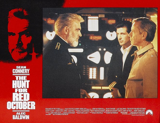 The Hunt for Red October - Lobbykaarten - Sean Connery, Alec Baldwin, Scott Glenn