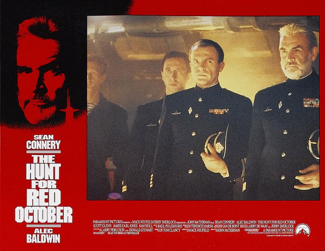 Jagd auf Roter Oktober - Lobbykarten - Sam Neill, Sean Connery