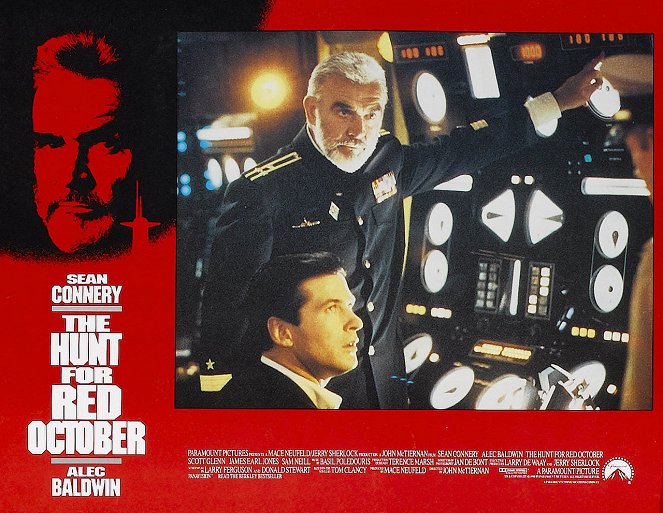 À la poursuite d’Octobre rouge - Cartes de lobby - Sean Connery, Alec Baldwin