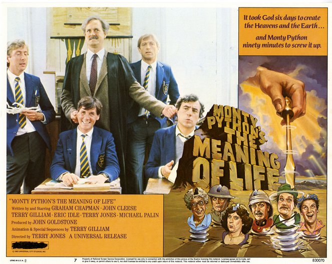 Monty Python, le sens de la vie - Cartes de lobby