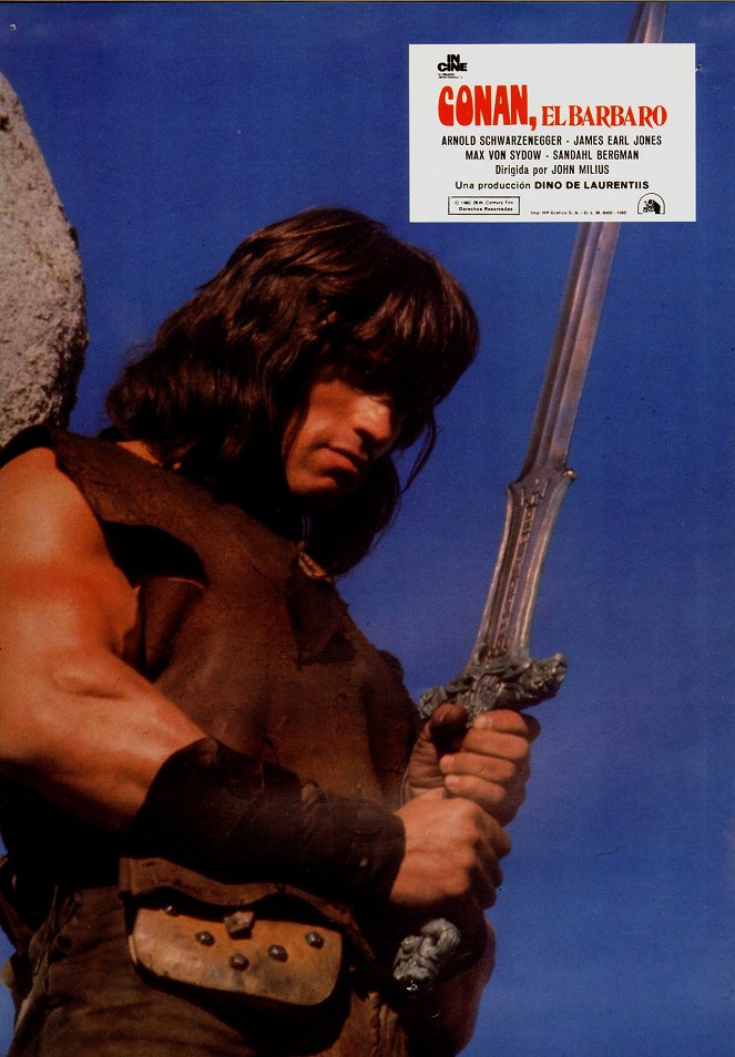Conan le barbare - Cartes de lobby - Arnold Schwarzenegger
