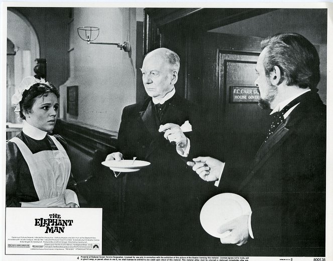 Elephant Man - Cartes de lobby - Lesley Dunlop, John Gielgud, Anthony Hopkins