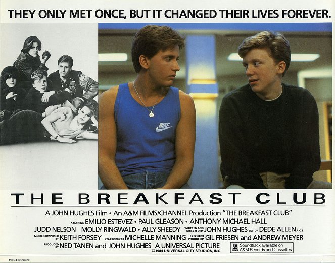 The Breakfast Club - Cartes de lobby - Emilio Estevez, Anthony Michael Hall