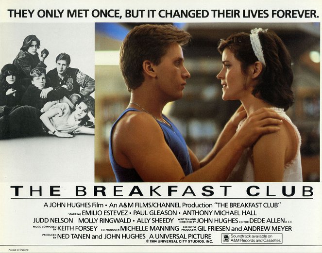 The Breakfast Club - Lobby Cards - Emilio Estevez, Ally Sheedy