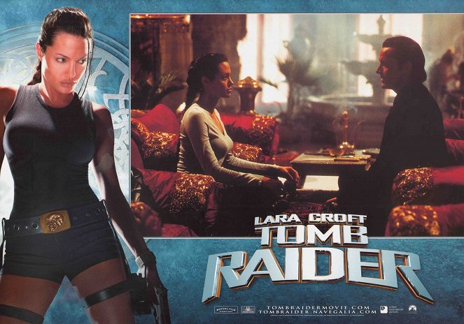 Lara Croft: Tomb Raider - Lobbykaarten - Angelina Jolie, Iain Glen