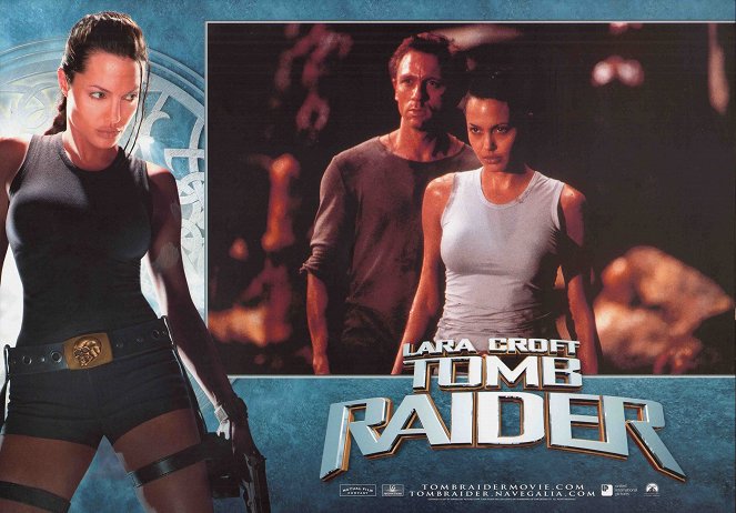 Lara Croft: Tomb Raider - Lobbykarten - Daniel Craig, Angelina Jolie