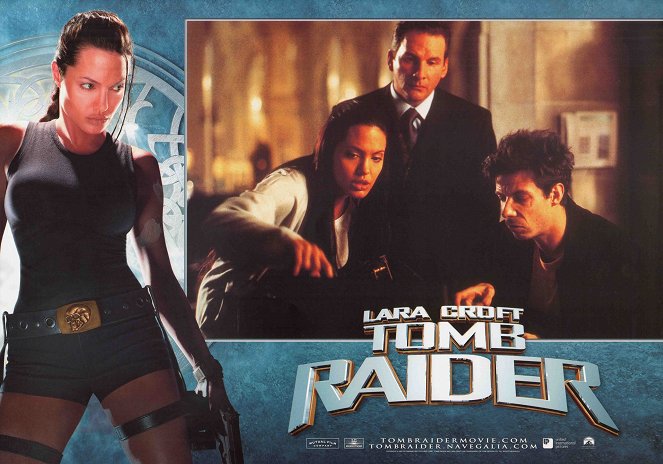 Lara Croft: Tomb Raider - Vitrinfotók - Angelina Jolie, Chris Barrie, Noah Taylor