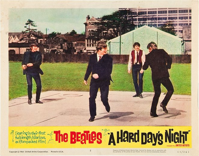 A Hard Day's Night - Lobbykaarten - George Harrison, John Lennon, Paul McCartney, Ringo Starr