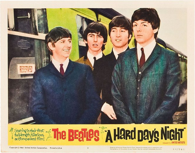 A Hard Day's Night - Lobbykarten - Ringo Starr, George Harrison, John Lennon, Paul McCartney