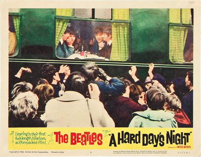 A Hard Day's Night - Lobbykarten - Paul McCartney, George Harrison, John Lennon, Ringo Starr