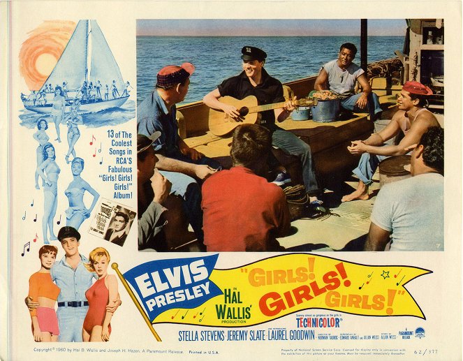 Girls! Girls! Girls! - Cartões lobby - Elvis Presley
