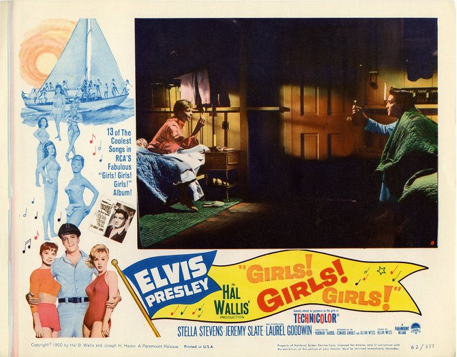 Girls! Girls! Girls! - Lobbykarten - Laurel Goodwin, Elvis Presley