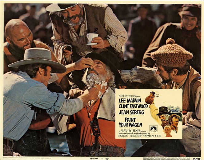 Westwärts zieht der Wind - Lobbykarten - Clint Eastwood, Lee Marvin