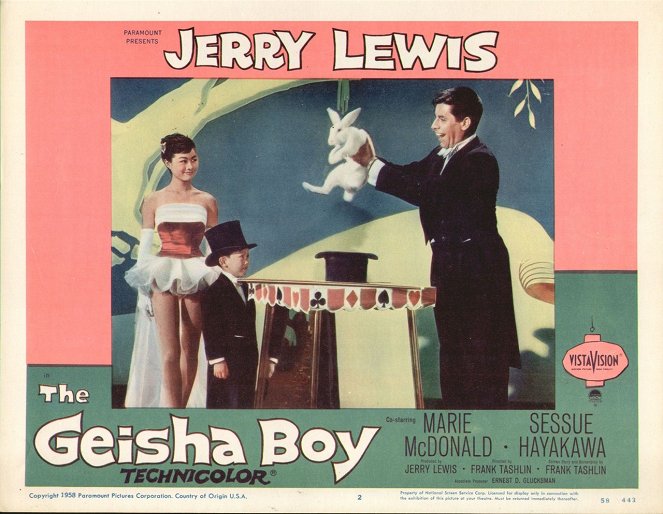 The Geisha Boy - Cartões lobby