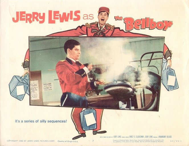 The Bellboy - Lobby karty - Jerry Lewis