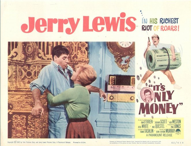 It's Only Money - Lobby Cards