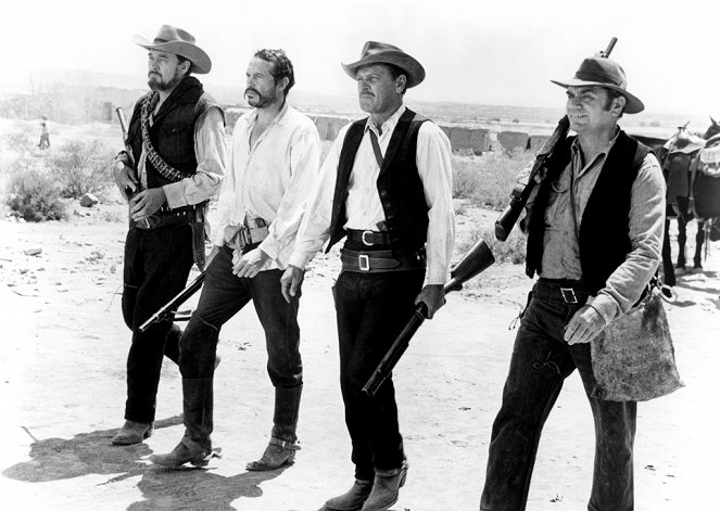 A Quadrilha Selvagem - Do filme - Ben Johnson, Warren Oates, William Holden, Ernest Borgnine