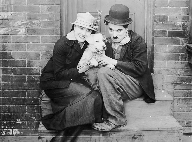 Vida de perro - De la película - Edna Purviance, Charlie Chaplin