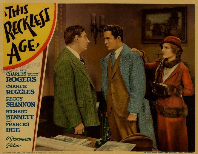 Reckless Age - Lobby Cards