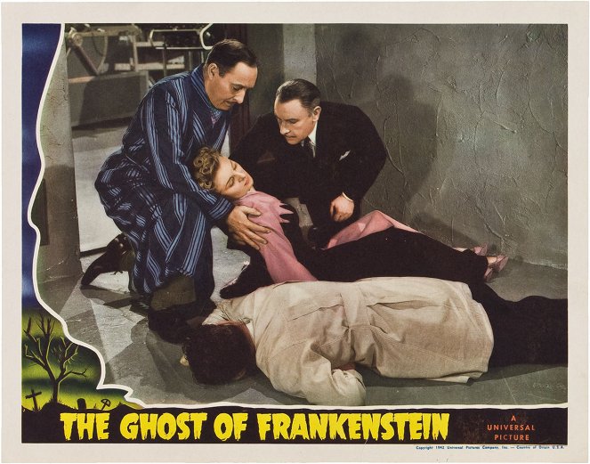 A Sombra de Frankenstein - Cartões lobby