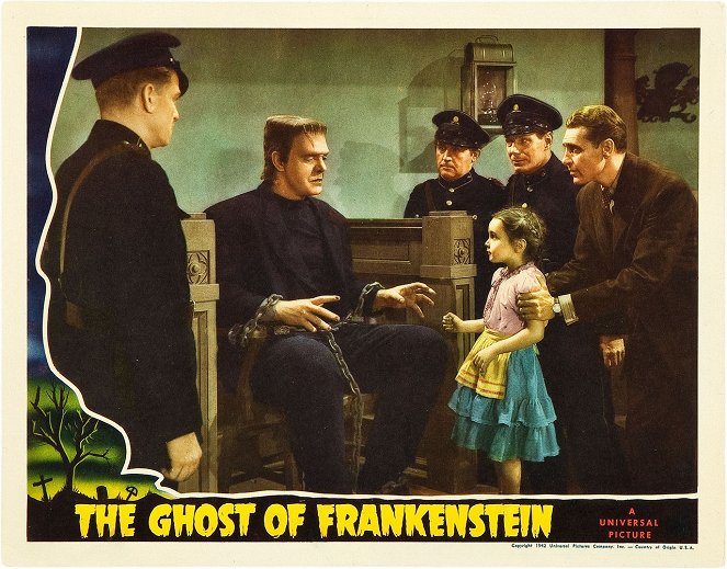 A Sombra de Frankenstein - Cartões lobby