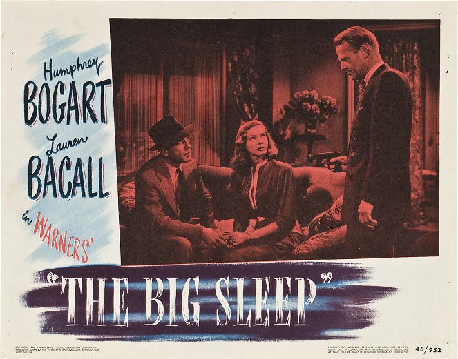 Tote schlafen fest - Lobbykarten - Lauren Bacall, Humphrey Bogart
