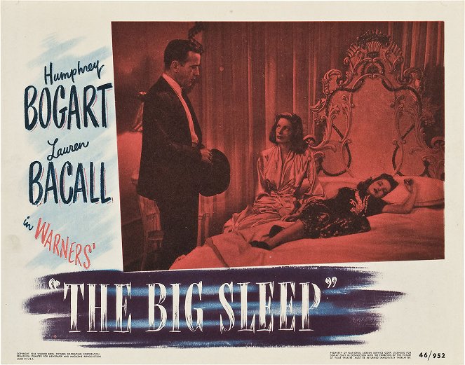 The Big Sleep - Lobbykaarten - Humphrey Bogart, Lauren Bacall, Martha Vickers