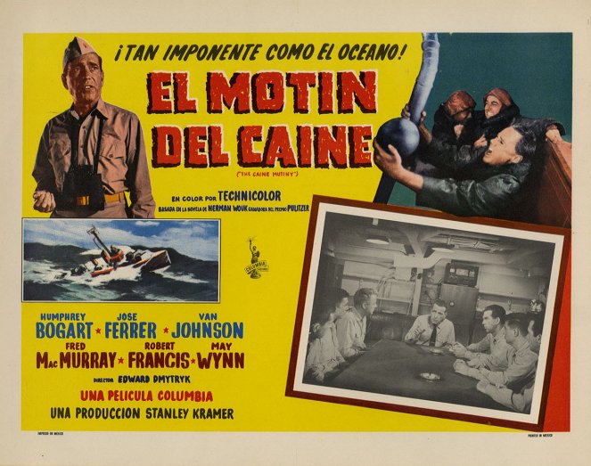 Zendülés a Caine hadihajón - Vitrinfotók - Van Johnson, Humphrey Bogart, Fred MacMurray