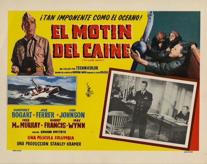 The Caine Mutiny - Lobby karty - José Ferrer, Van Johnson