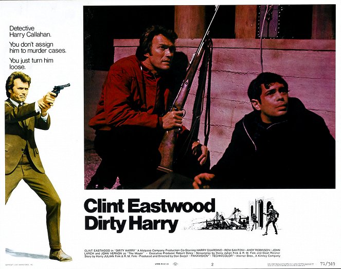 Dirty Harry - Lobbykarten - Clint Eastwood, Reni Santoni