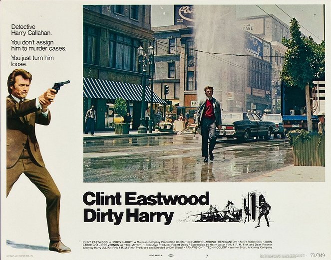 L'Inspecteur Harry - Cartes de lobby - Clint Eastwood